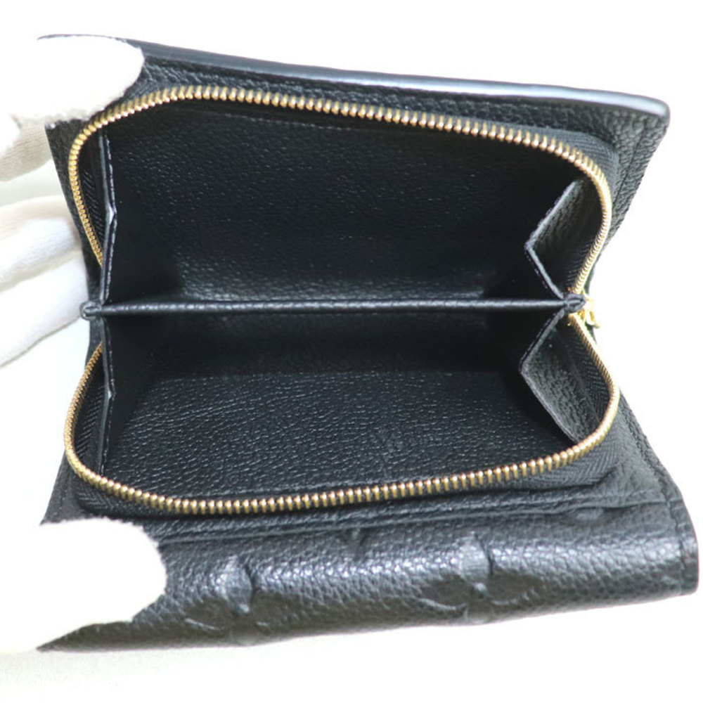 LOUIS VUITTON Portefeuille Metis Compact Tri-fold Wallet Monogram Empreinte Blac - Picture 5 of 9